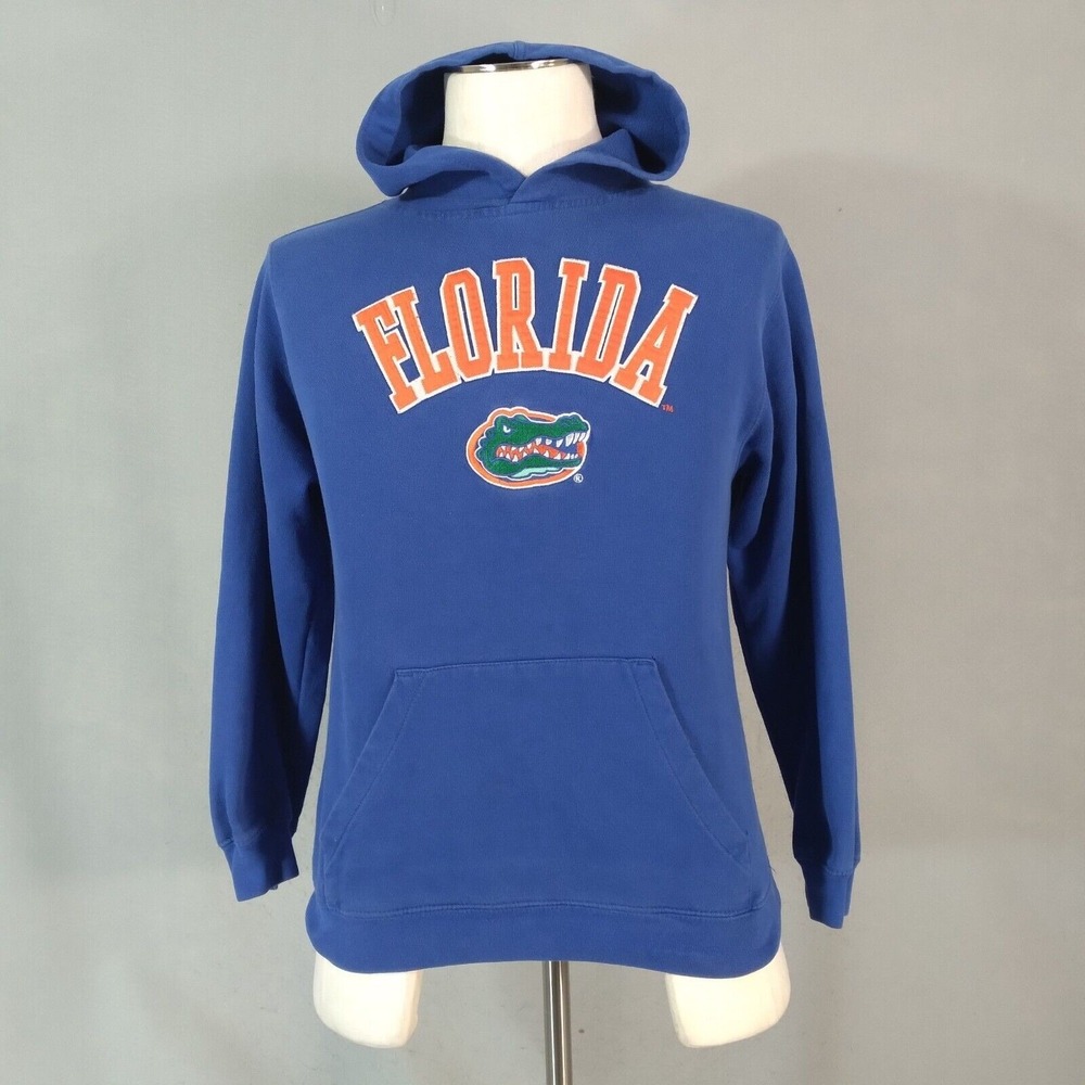 Adidas Florida Gators hoodie sweatshirt sweater youth medium blue embroidered